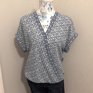 Max Studio small hi-low blouse